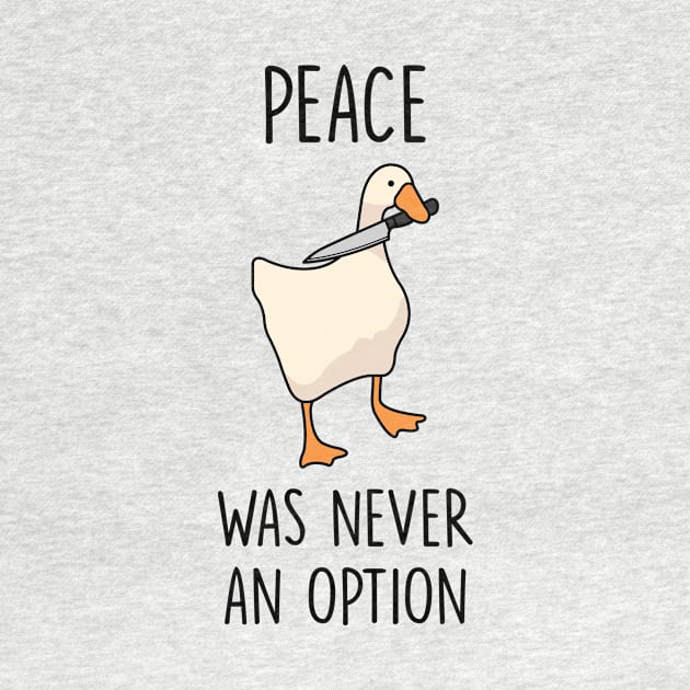 Goose Peace Was Never An Option by redbarron